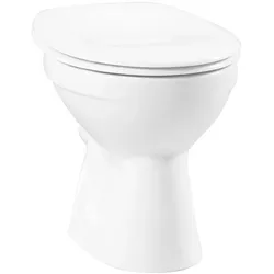 VitrA Normus Stand-Tiefspül-WC 6858L003-1028 weiß, Abgang außen waagerecht