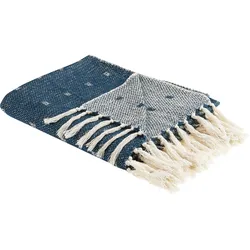 DECKE Dunkelblau Taari 130/170 cm