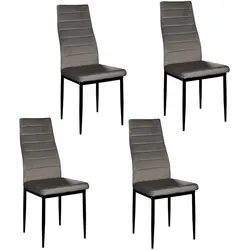 HTI-Living, Stühle, Stuhl Memphis Velvet 4er-Set
