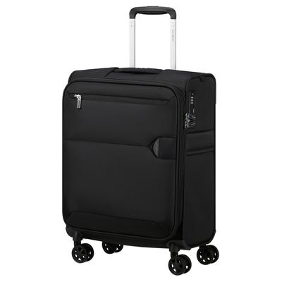 Weichgepäck-Trolley SAMSONITE "URBIFY, verschiedene Größen", Gr. B/H/T: 40cm x 55cm x 23cm 39 l, schwarz, Recycle-Polyester, Koffer, aus Recycle-Polyester, mit Kreuzspanngurt, mit Fronttasche