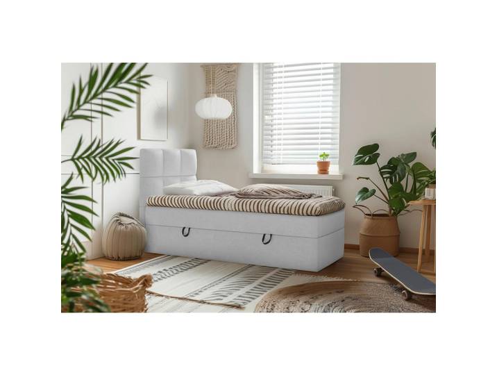 Boxbett mit Topper & Bettkasten 90x200 Polly