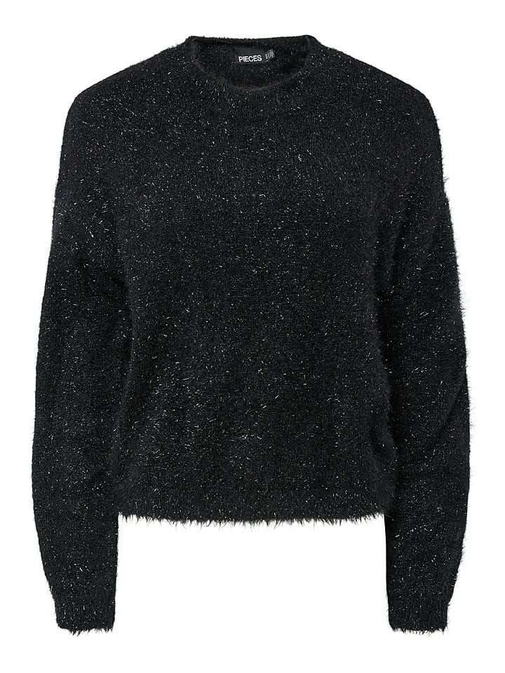 Pieces Pullover "Mie" in Schwarz - M