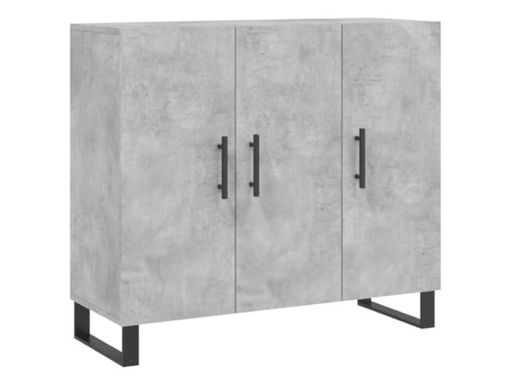 vidaXL Sideboard Betongrau 90x34x80 cm Holzwerkstoff