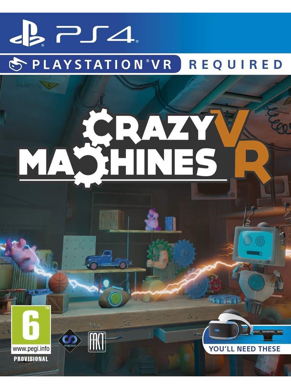 Crazy Machines (PSVR) - Sony PlayStation 4 - Action - PEGI Unknown