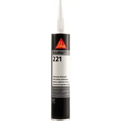 Sikaflex 221 1K Polyurethan-Dichtstoff schwarz (MDI-haltig) 300ml Kartusche - schwarz
