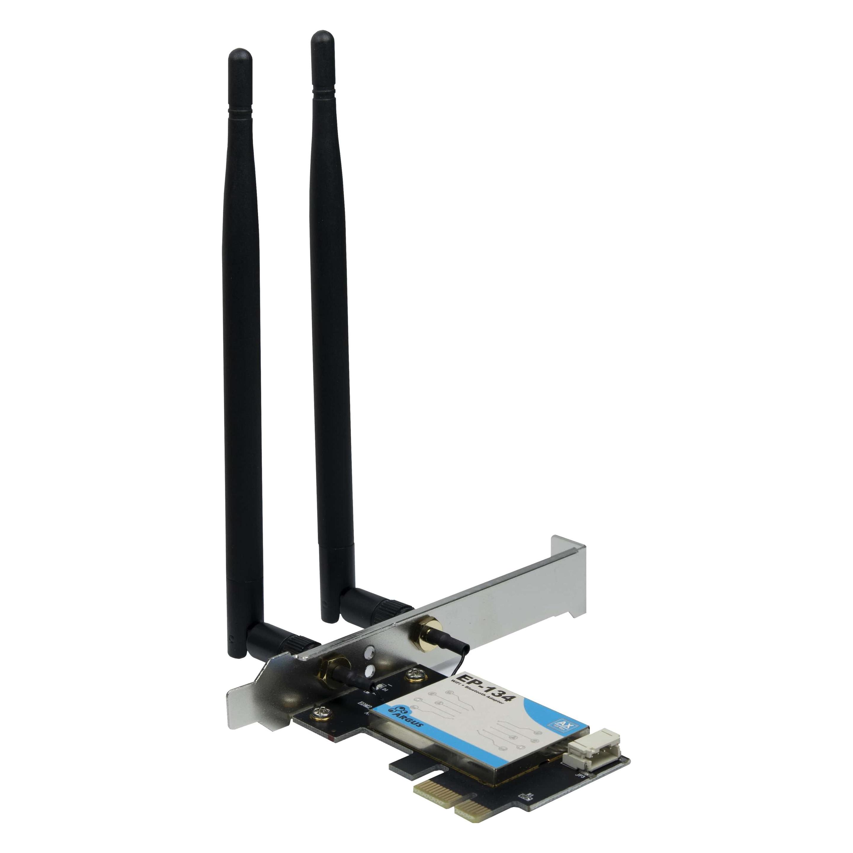 Intertech Wi-Fi 6 PCIe Adapter EP-134 Antenne,Bluetooth 5.2 (Mini PCI Express) (88883059)