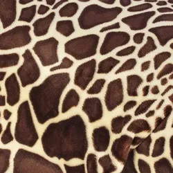 Wellness-Fleece "Giraffe", beige/braun