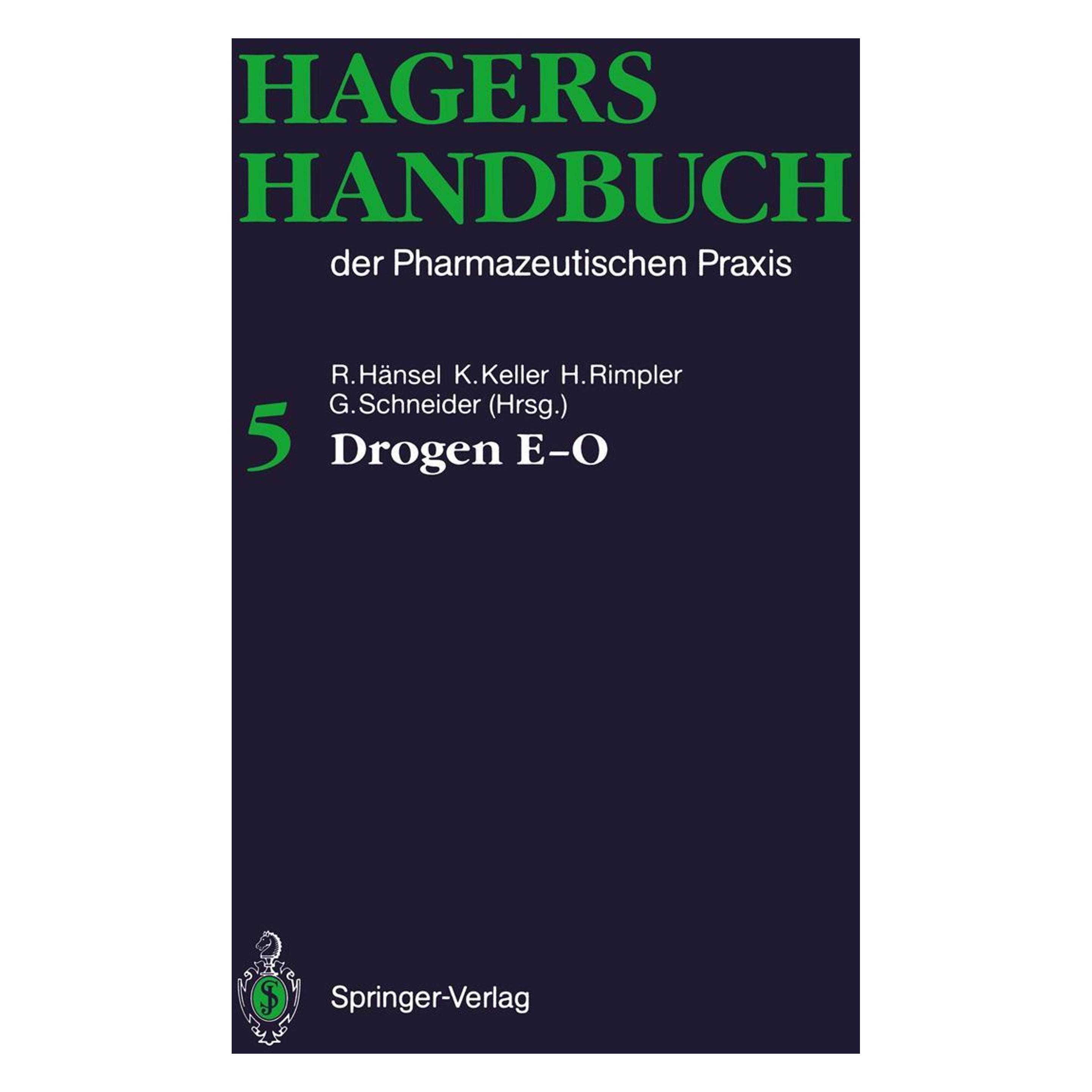 Springer Hagers Handbuch der Pharmazeutischen Praxis (Deutsch, Softcover, Hermann Hager) (55530137)