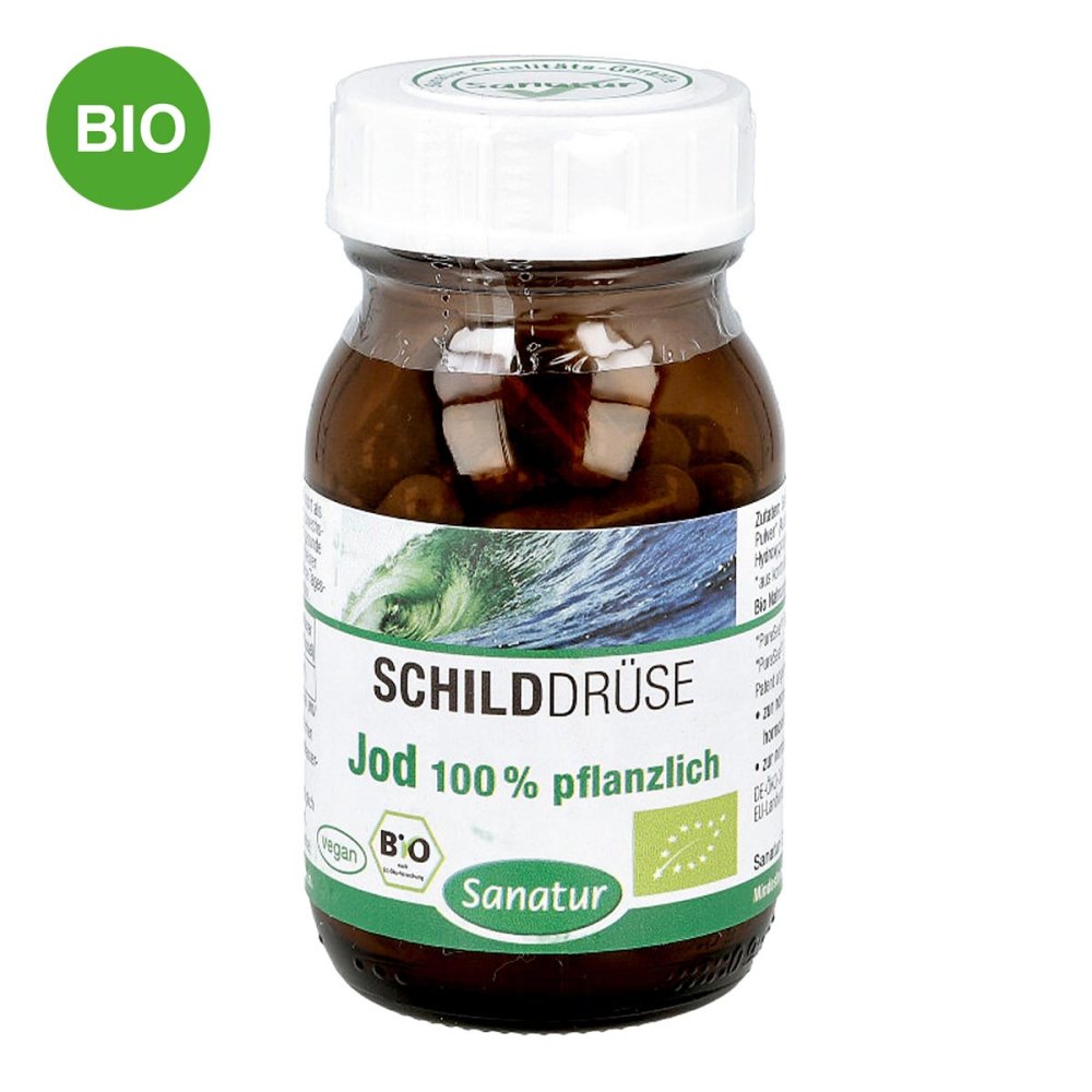 Sanatur GmbH Jod 100% pflanzlich Bio Kapseln 10358837