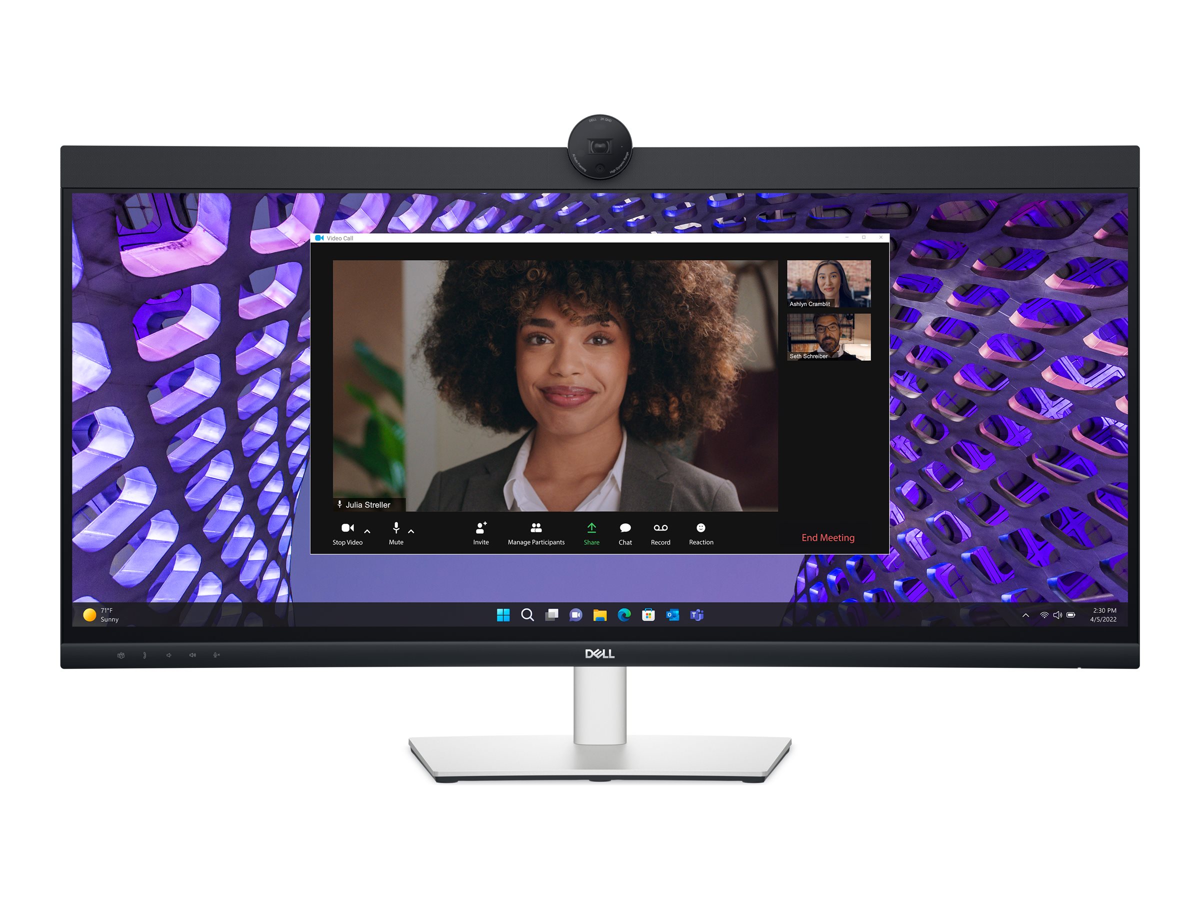 Dell P3424WEB 34 Zoll UWQHD IPS Panel 21:9 Curved Monitor