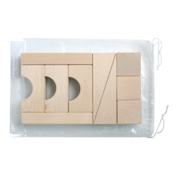 Halmakegel.com 11 Bausteine - natur - 50mm 260178