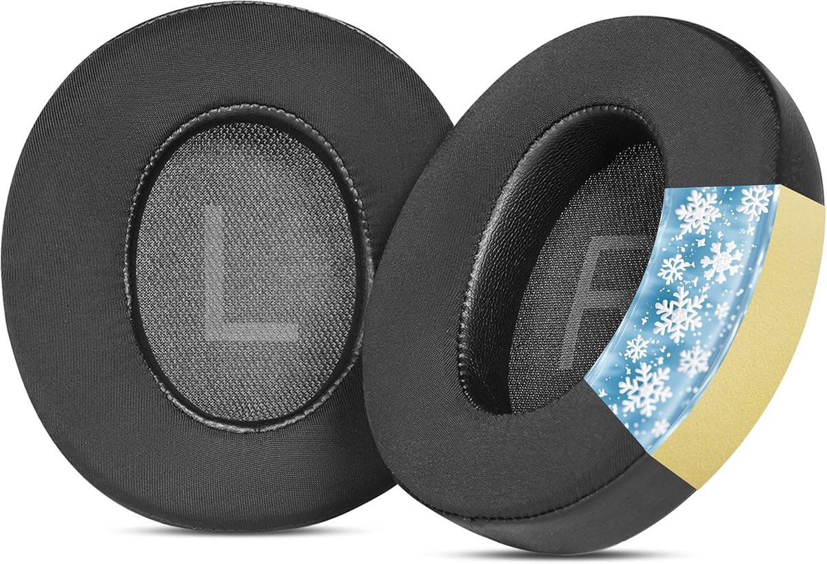Vervangende oorkussens compatibel met Anker Soundcore Space Q45, Koel gel en zijde stof