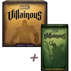 Ravensburger Gesellschaftsspiel BUNDLE - Marvel Villainous: Infinite Power + Arglist & Schabernack