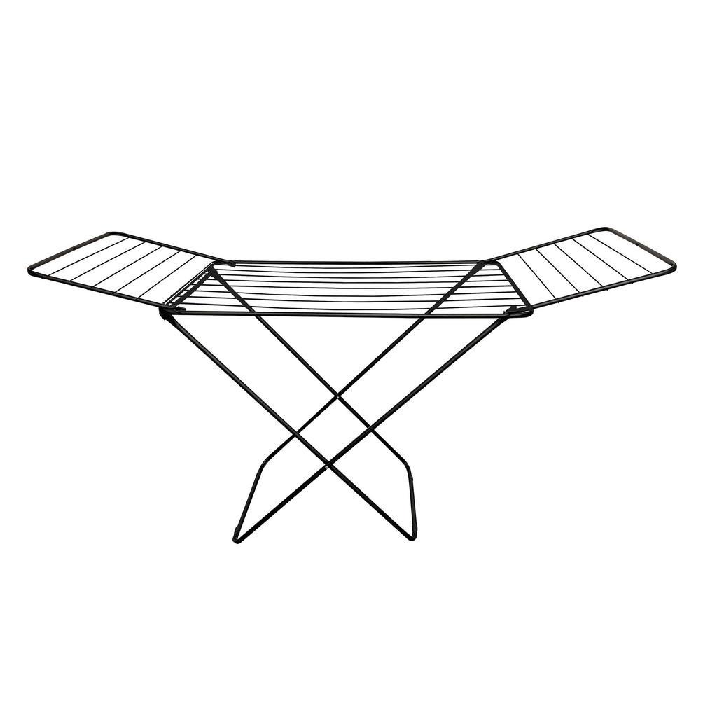 Spirella Standtrockner , Schwarz , Metall , 166x96x54.5 cm , klappbar , Haushalt & Reinigung, Wäschepflege, Wäscheständer