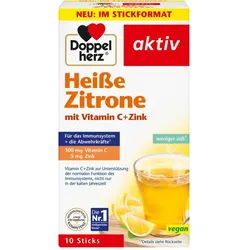 Doppelherz Heiße Zitrone mit Vitamin C + Zink 10 St