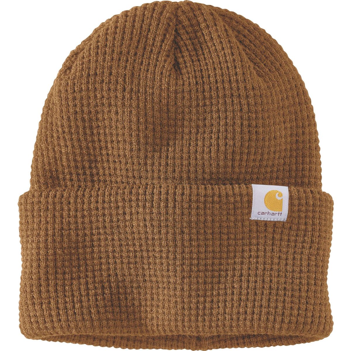Carhartt Waffle Cuffed Beanie carhartt brown (BRN) OS 107187-BRNOS