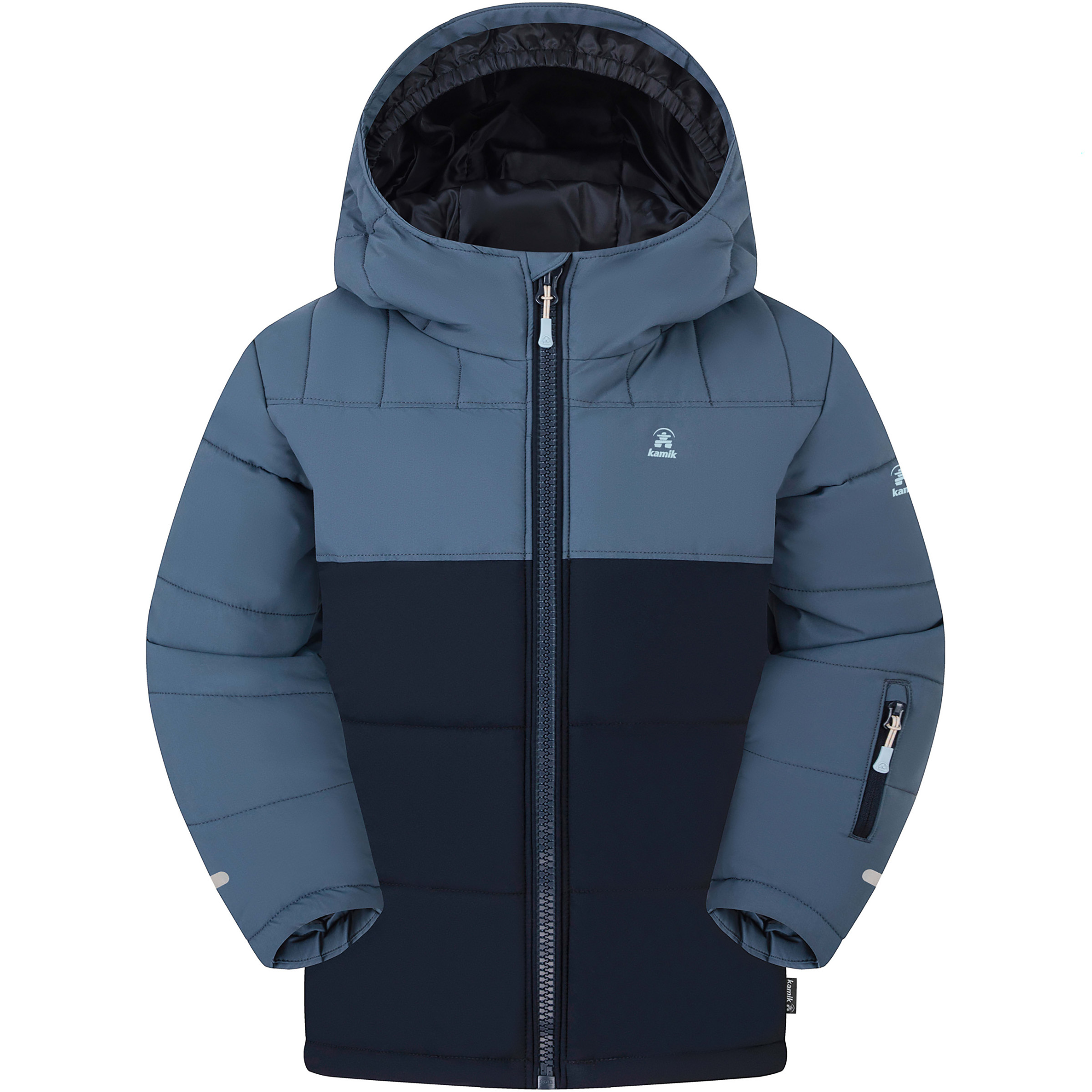 Kamik Amos Kinder Isolationsjacke blau Größe 104 Lifestyle | Skifahren Wasserabweisend Wasserabweisend