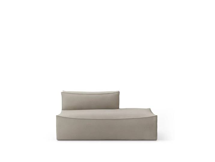 Ferm Living Canapé modulable Catena tissu cotton linen natural, open end r 301