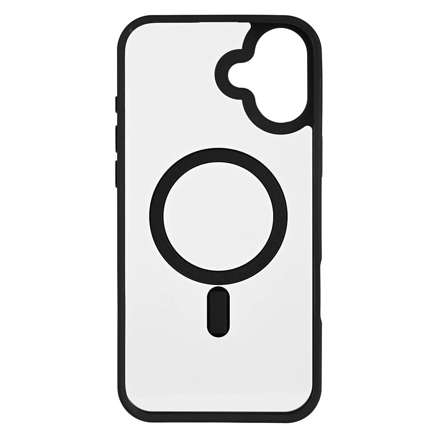 Onsala Back Bumper Clear Case MagSerie iPhone 16 Plus Clear Case Schwarz (Apple iPhone 16 Plus) (588673)