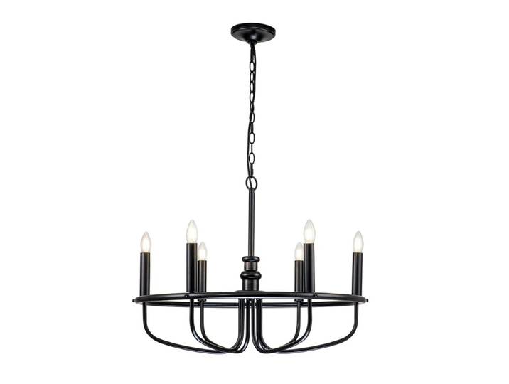 Lustre en acier finition noir