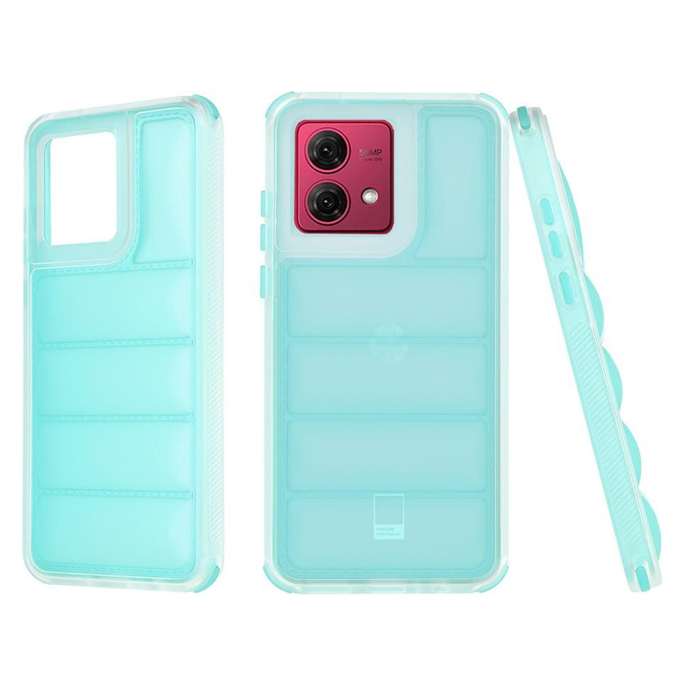 Techsuit - Wave Shield - Motorola Moto G84 - Turquoise (Motorola Moto G84) (56352735)