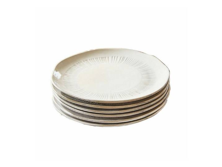 Mirabeau Geschirr-Set Teller 6er Set Périers beige, Steinzeug, none
