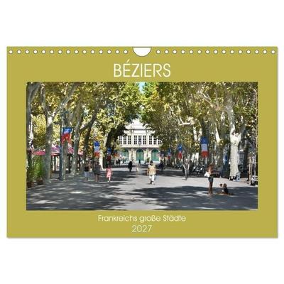 Frankreichs große Städte - Béziers (Wandkalender 2027 DIN A4 quer), CALVENDO Monatskalender