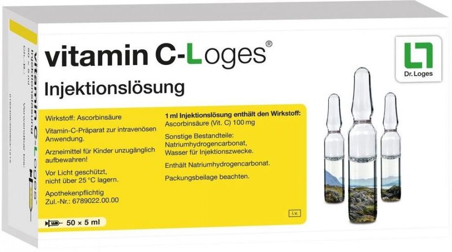 Vitamin C Loges 5 ml Injektionslösung
