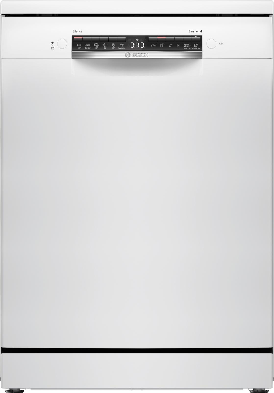 Bosch Serie 4 SMS4HTW16E, Freistehend, Standardgröße (60 cm), Weiß, Weiß, Tasten, 1,75 m