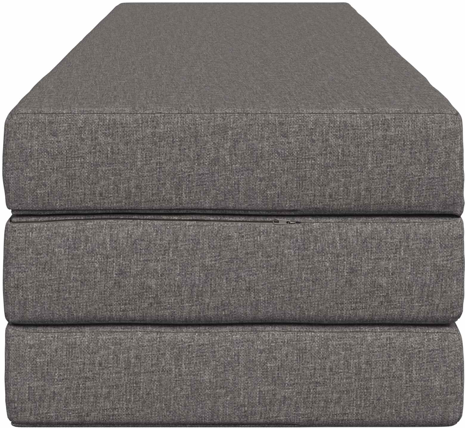 vidaXL Canapé-lit pliable 200 x 67 x 45cm Gris clair