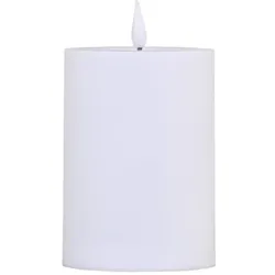 Chic Antique LED Blockkerze Outdoor, H10/D7 cm, weiss