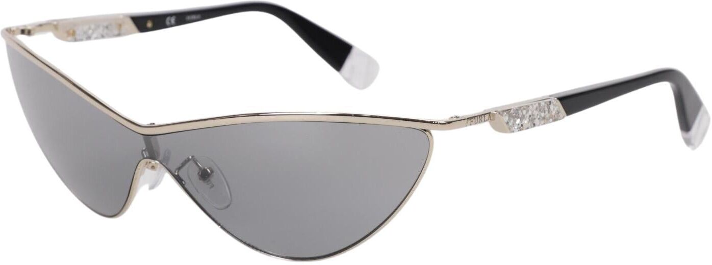 Furla Damen Sonnenbrille, Gold - Second Hand