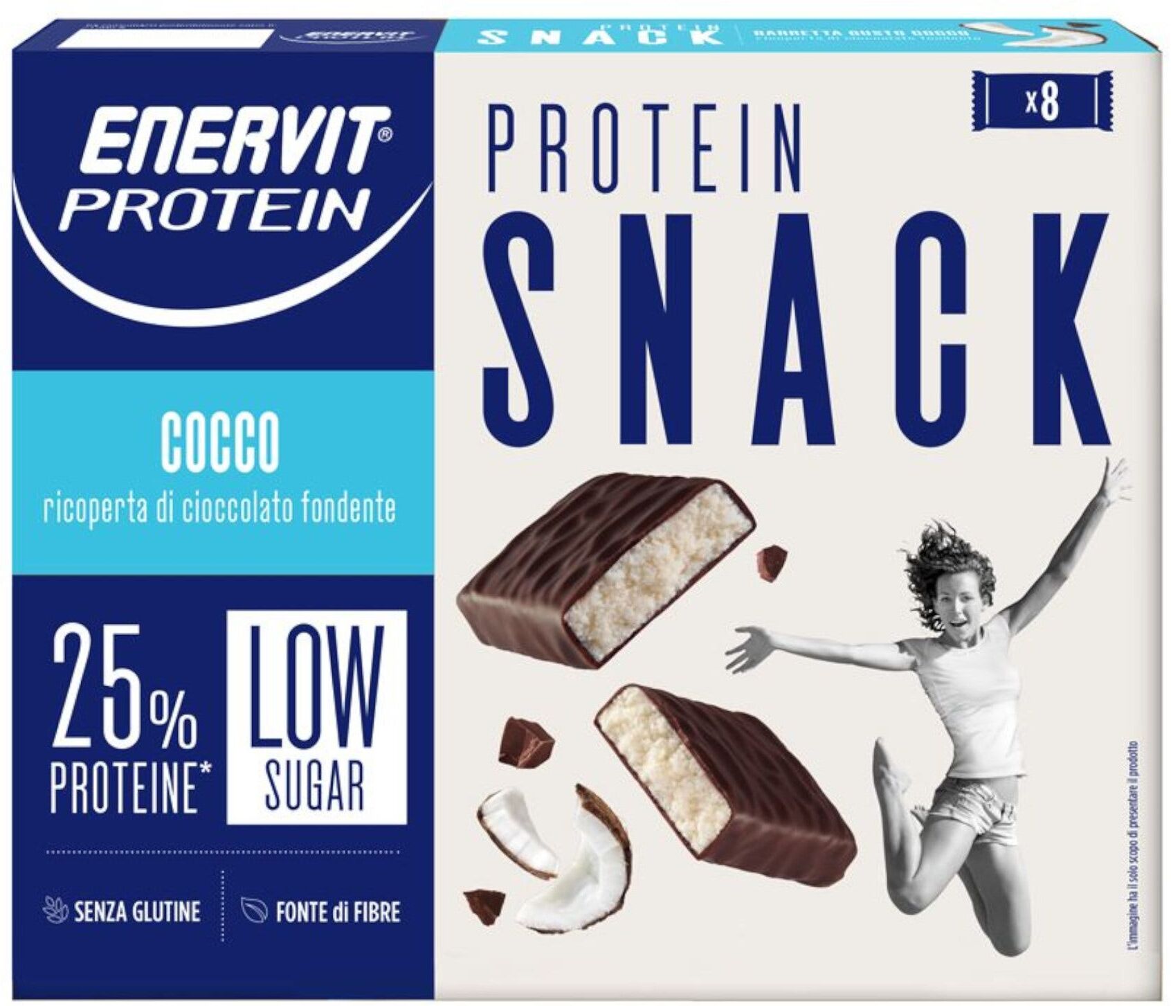 ENERVIT Snack Low Sugar C2:1 Pro 8x27 G 