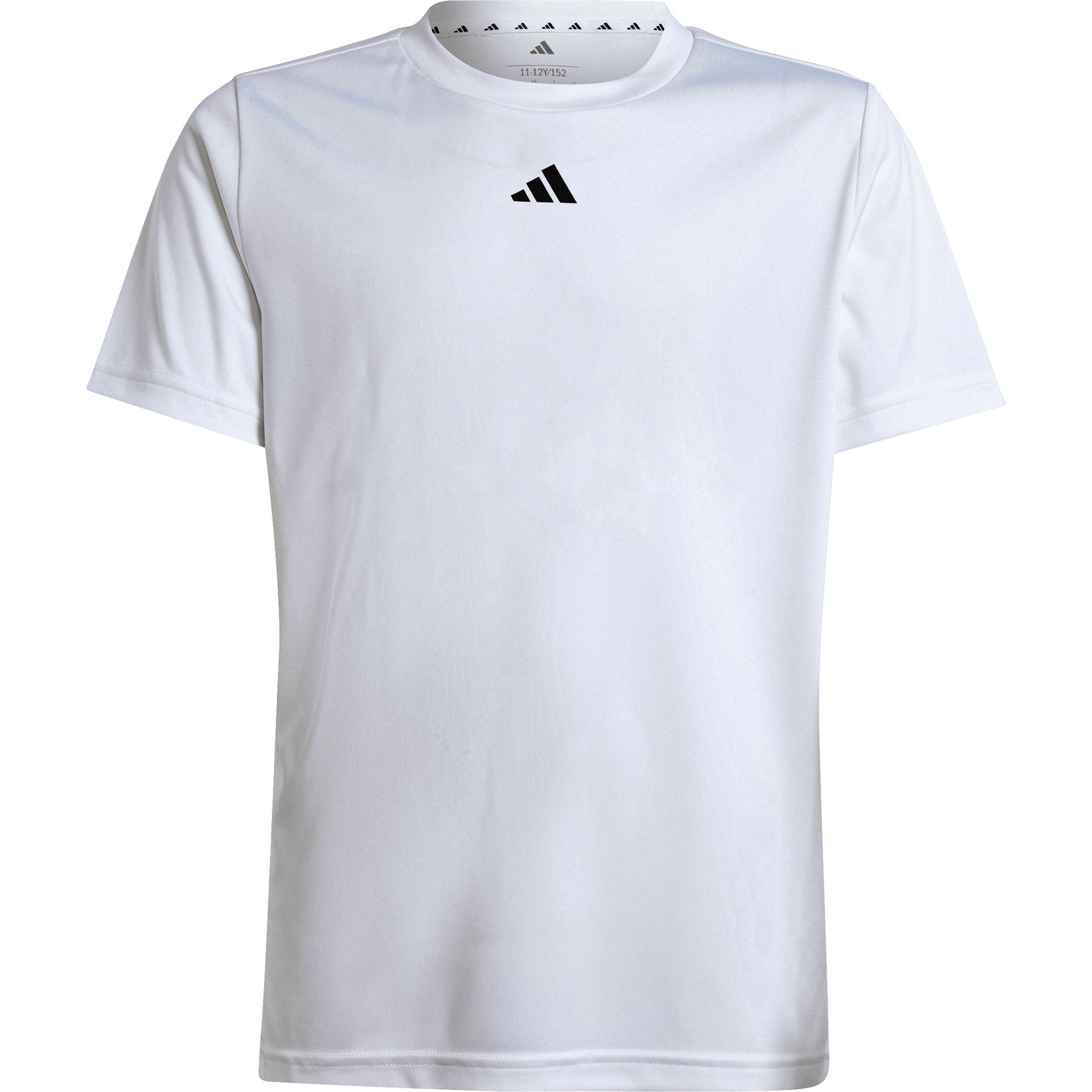 adidas Train Essentials Logo Kinder T-Shirts weiss Größe 128 Laufen | Lifestyle Elastisch