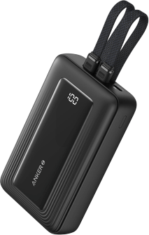 Anker Zolo Power Bank (20K, Built-In USB-C and Lightning Cable)
