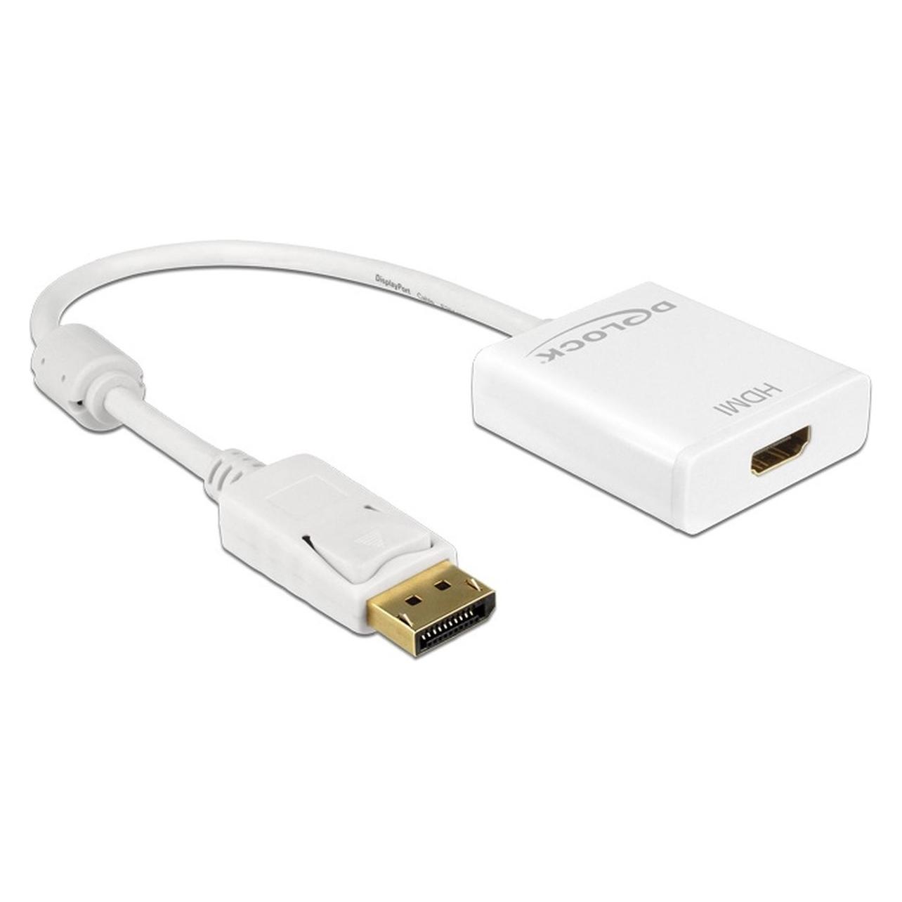 Delock Monitoradapter DP zu HDMI, aktiv,4K Support (DisplayPort) (62608)