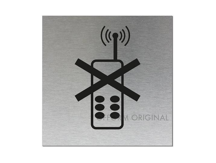 Alu-Schild Natelverbot