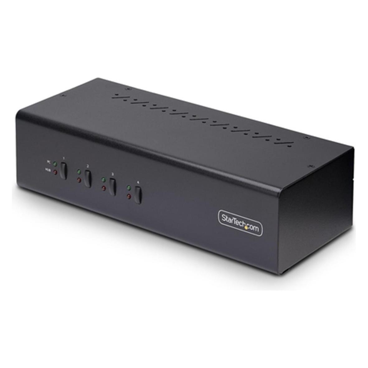 StarTech com P4DD46A2-KVM-SWITCH, 3840 x 2160 Pixel, 4K Ultra HD, Schwarz (P4DD46A2-KVM-SWITCH)