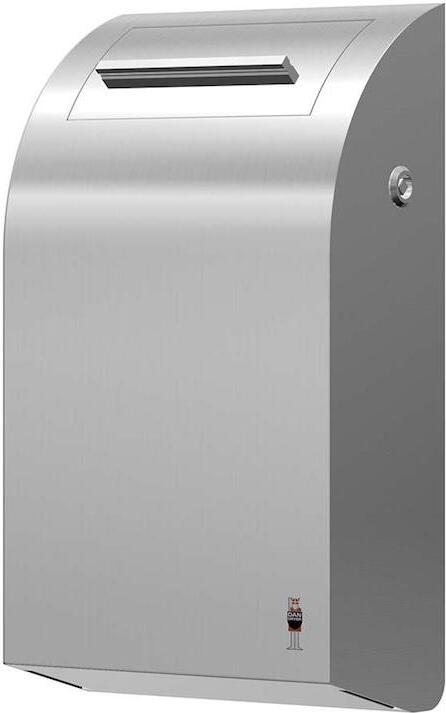 Dan Dryer Hygienebox 7L aus gebürstetem Edelstahl mit rostfreiem Inneneimer