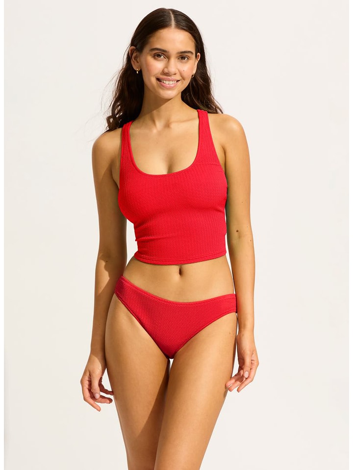 Seafolly Bikini-Hose in Rot - XXL