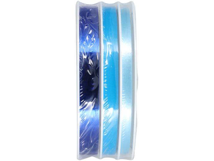 Geschenkband blau 3x10/7mm