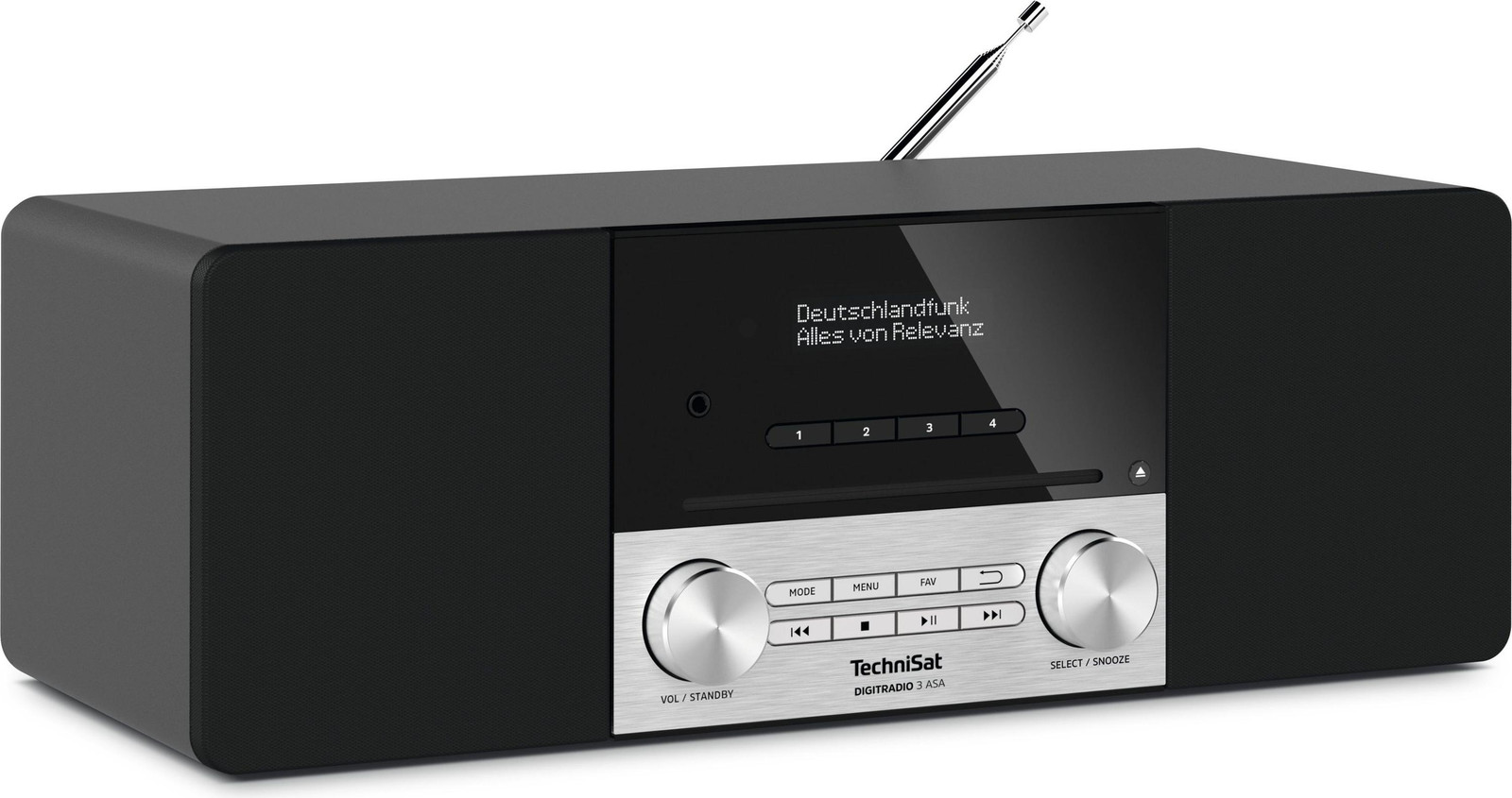 TechniSat DigitRadio 3 ASA Digitale Radio Zwart/Zilver