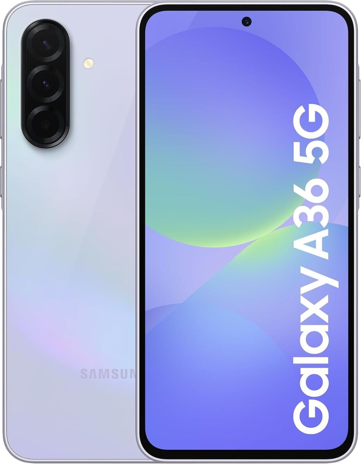 SAMSUNG Galaxy A36 5G 128GB 6GB Awesome Lavender SIM-Free Unlocked Mobile Phone (International Model), New
