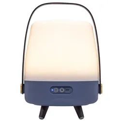 kooduu Akku-Tischleuchte Lite up Play Mini Kunststoff Blau