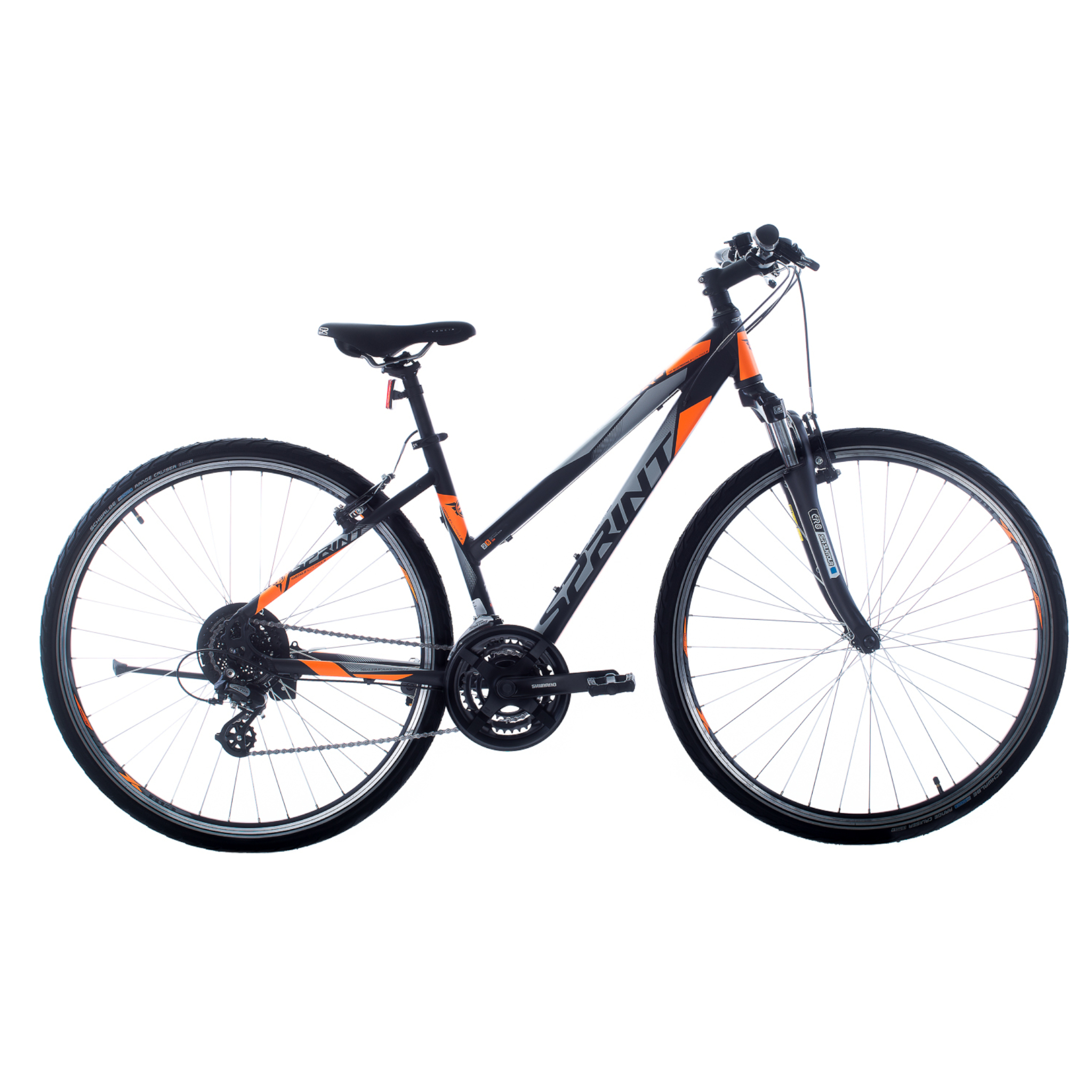 Trekkingrad SPRINT SINTERO LADY 1 28", schwarz/orange, Alu