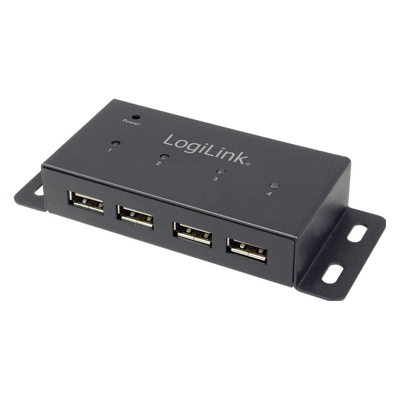 LogiLink UA0141A (USB-A, 4 Ports) (UA0141A)