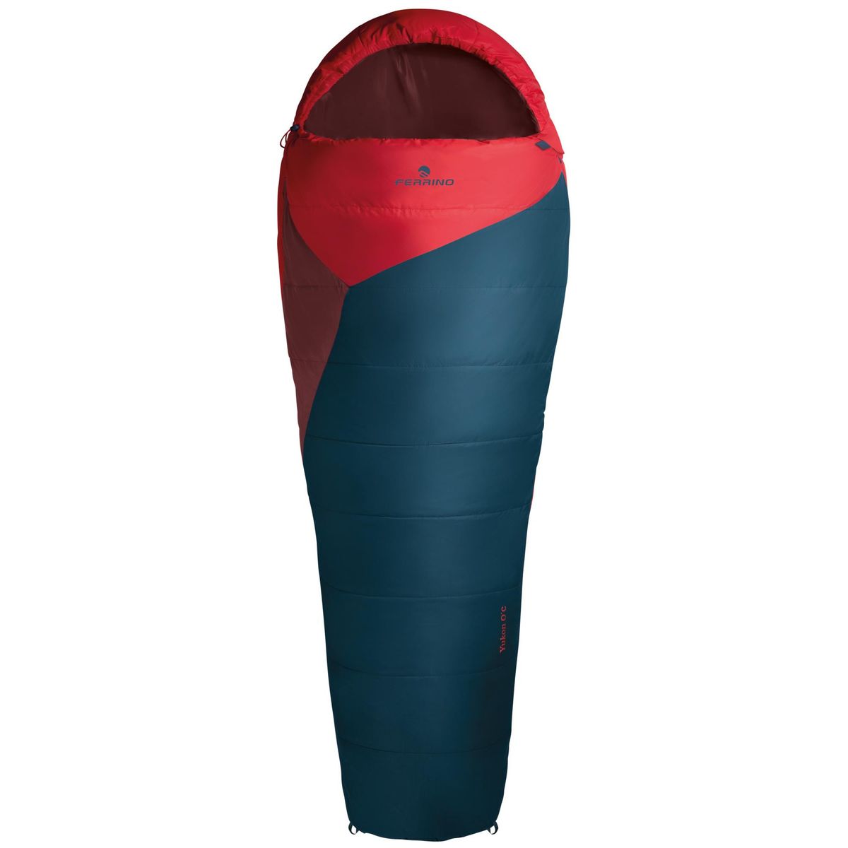 Ferrino Sacco Yukon Plus SQ SX rosso / blu (RB-sleeping_bag) SX 86382RRB