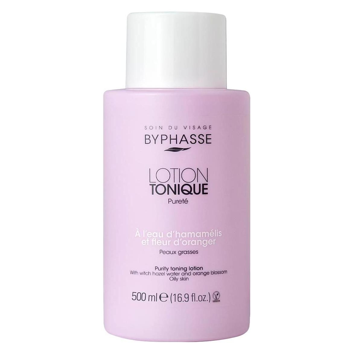 Byphasse Reinigendes Gesichtswasser mit Hamameliswasser und Orangenblüte für fettige Haut (Gesichtswasser, 500 ml) (60590651)