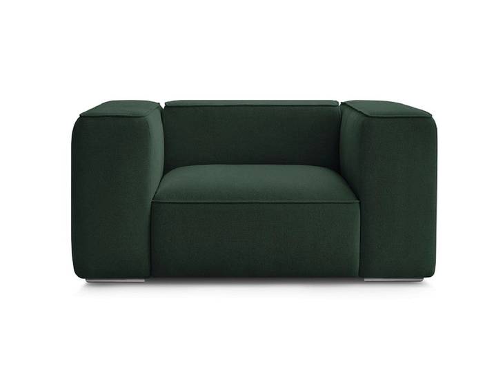 Sessel BOBOCHIC ZEPHYR Stoff mit Textur grün