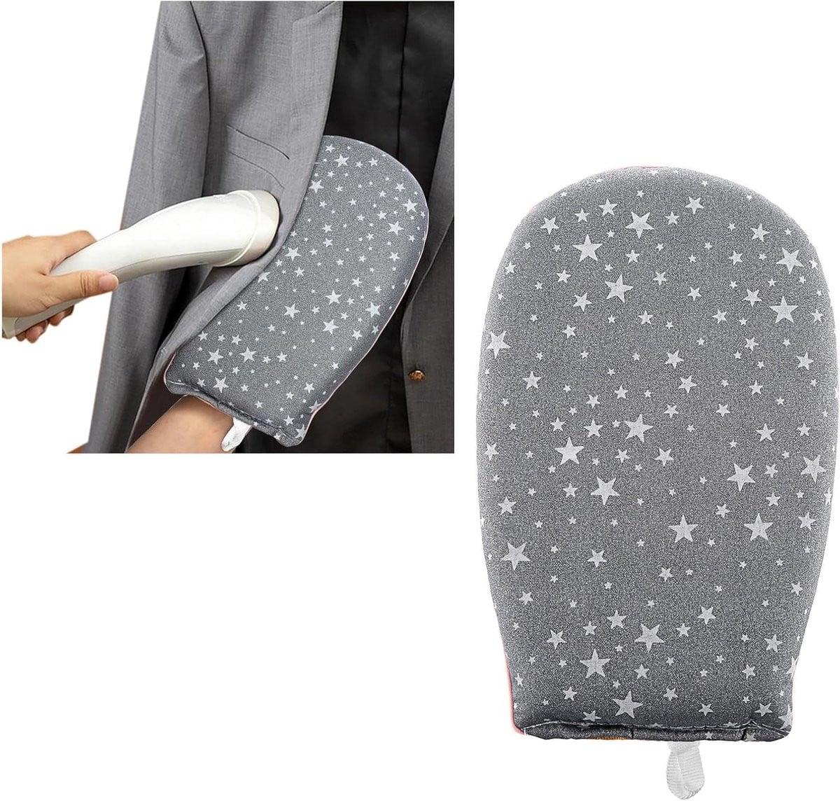 Hittebestendige waterdichte strijkhandschoenen met vingerlus voor kledingstomer accessoires